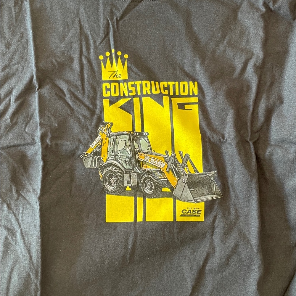 Case Construction Graphic T Shirt Construction King Graphic NWT
